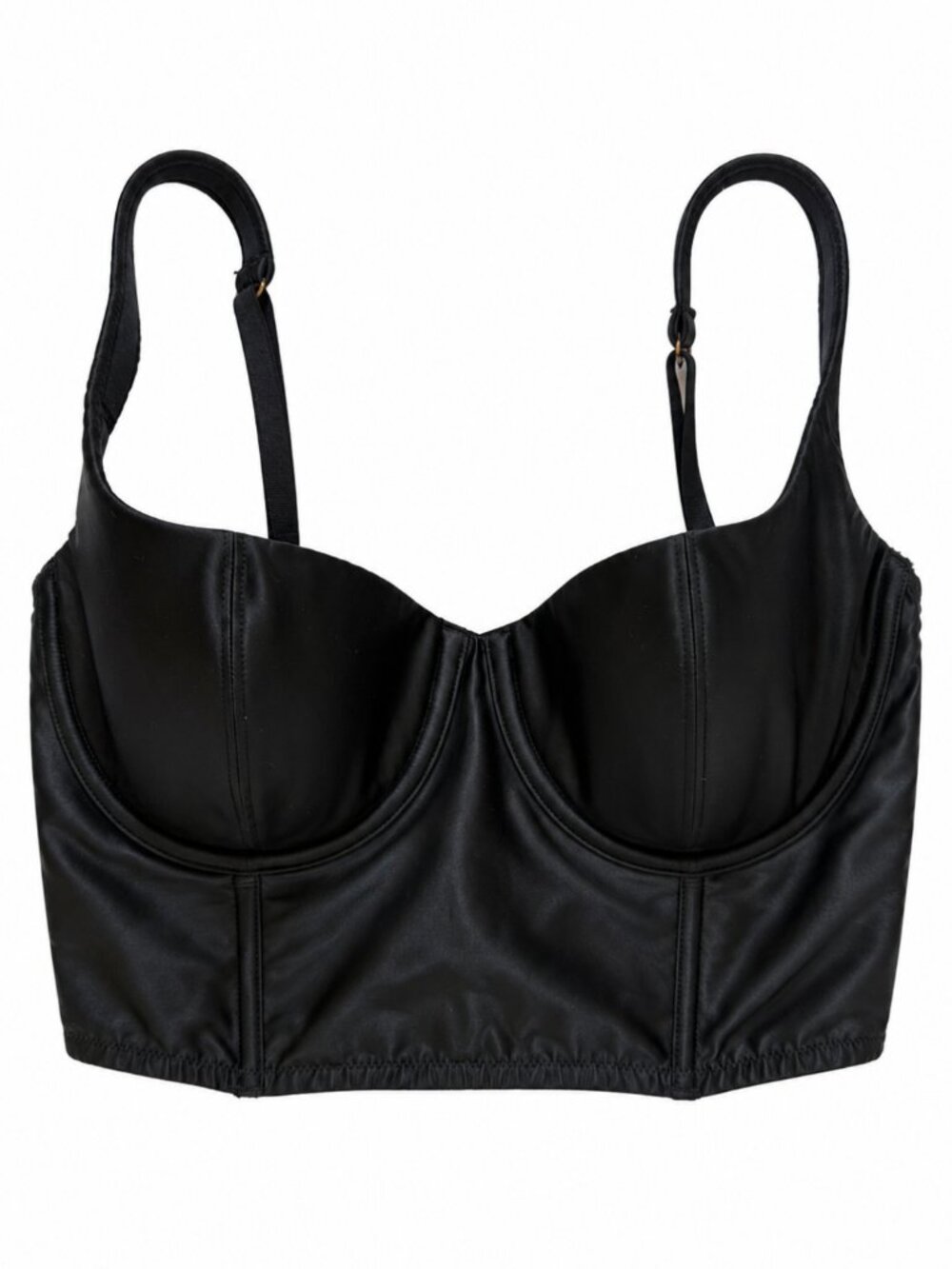🪩 2/20 Victoria’s Secret Black Longline Bra Estimated 34C